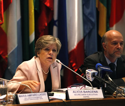 A Secretária Executiva da CEPAL, Alicia Bárcena, apresentou o relatório Panorama Social da América Latina 2013.