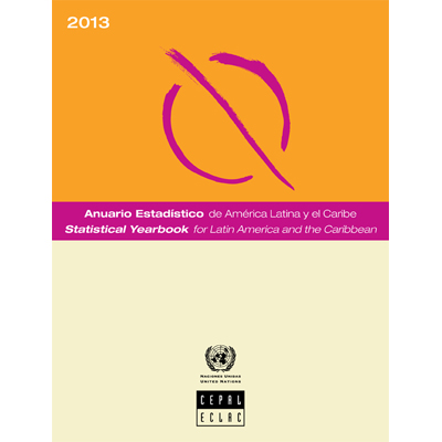 El Anuario estadístico de América Latina y el Caribe 2013 actualiza las series de los indicadores referidos al desarrollo social, económico y ambiental de los países de la región. El Anuario estadístico de América Latina y el Caribe 2013 actualiza las series de los indicadores referidos al desarrollo social, económico y ambiental de los países de la región.