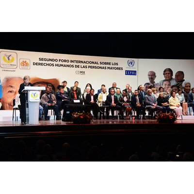 La Secretaria Ejecutiva de la CEPAL, Alicia Bárcena, interviene en la inauguración del foro, el pasado 3 de junio.