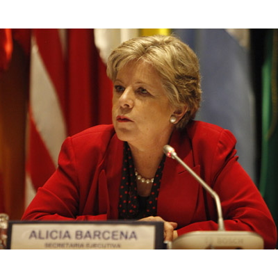 La Secretaria Ejecutiva de la CEPAL, Alicia Bárcena, en una fotografía de archivo.