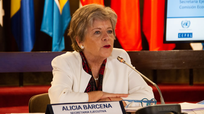 Alicia Bárcena, Secretaria Ejecutiva de la CEPAL.