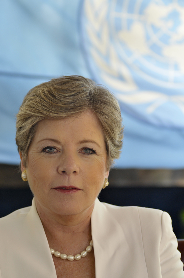 Alicia Bárcena, Secretaria Ejecutiva de la CEPAL.