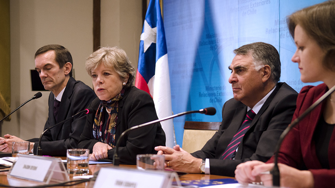 La Secretaria Ejecutiva de la CEPAL, Alicia Bárcena, durante la inauguración de la reunión.