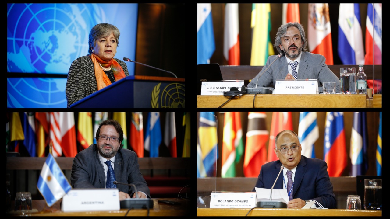 Panel de clausura de la reunión.