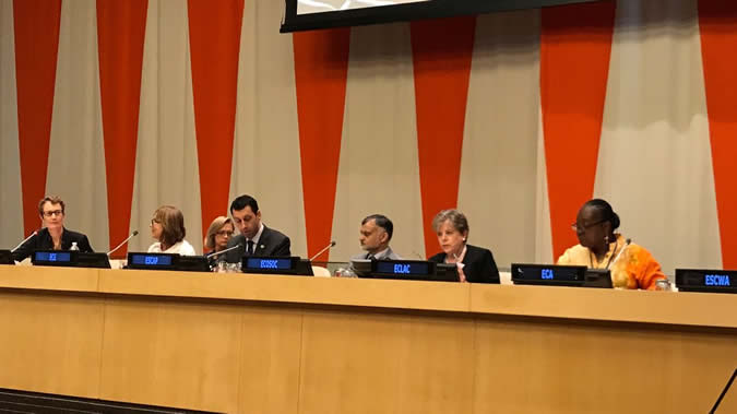 The regional forums provide a platform for frank discussion on the SDGs, Alicia Bárcena pointed out at the event in New York.