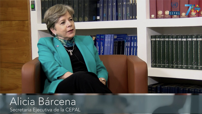 Imagen de Alicia Bárcena, Secretaria Ejecutiva de la CEPAL.