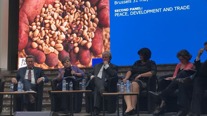 Alicia Bárcena, ECLAC's Executive Secretary during high level event.