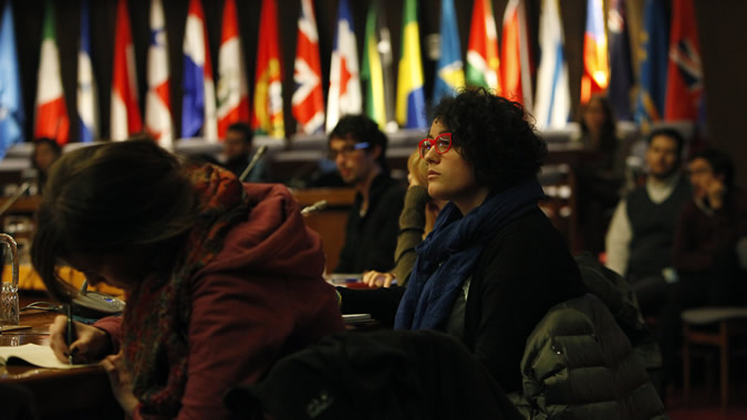 Participants in the 2014 Summer School of ECLAC.