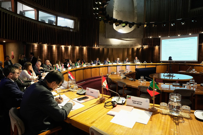 Fotografía de la Reunión de Ministros de Finanzas de la CELAC.