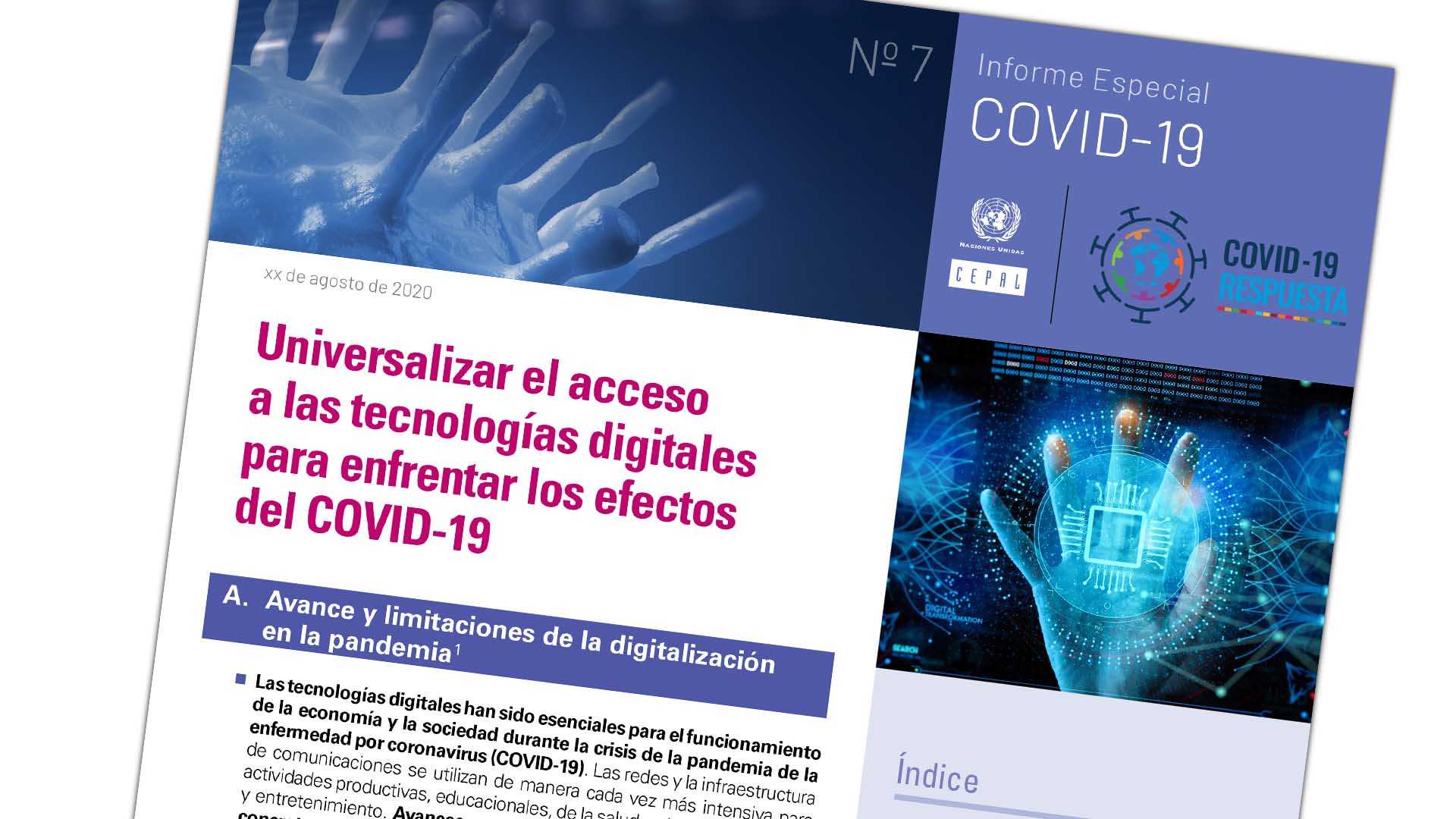 Portada Informe Especial COVID No. 7 ESP