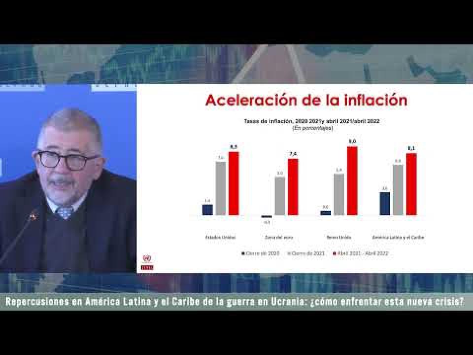 Presentación informe especial CEPAL sobre los impactos de la guerra en Ucrania en América Latina