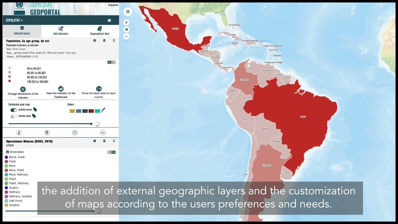 New interface of CEPALSTAT