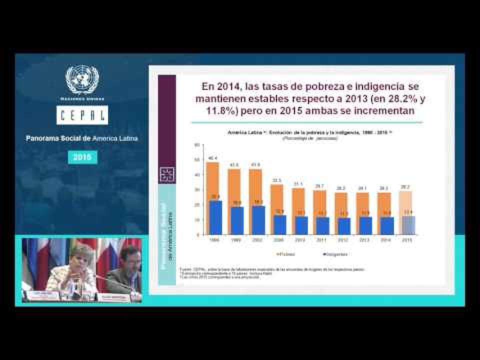 Conferencia de prensa: Panorama Social de América Latina 2015