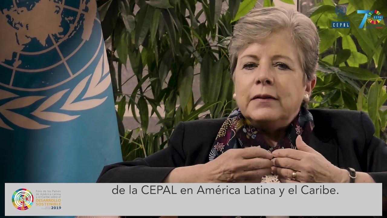 Alicia Bárcena, Secretaria Ejecutiva de la CEPAL, invita al Foro sobre Desarrollo Sostenible