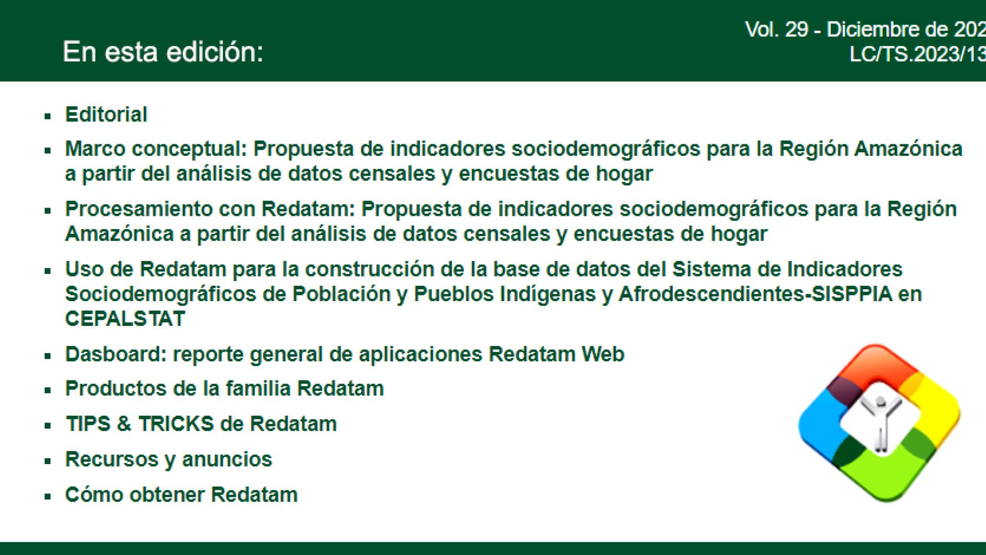 indice redatam informa 29 2023