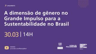 A Dimensão do Gênero no Grande Impulso para a Sustentabilidade no Brasil