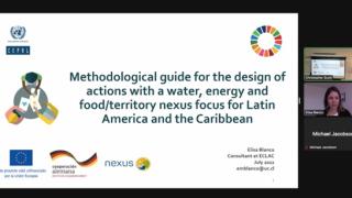 CEPAL participó en taller de la Alianza Nexo Agua, Energía y Alimentación Colombia-Estados Unidos, presentando la Guía Metodológica para el diseño de políticas con dicho enfoque 