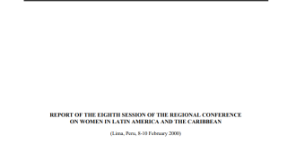 Eighth Session of the Regional Conference on Women in Latin America and the Caribbean