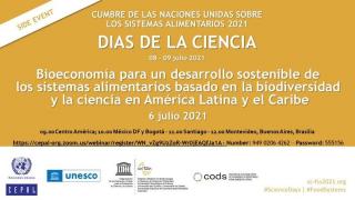 Bioeconomía para un desarrollo sostenible de los sistemas alimentarios basado en la biodiversidad y la ciencia en América Latina y el Caribe