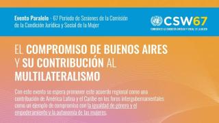 Evento paralelo compromiso de Buenos Aires