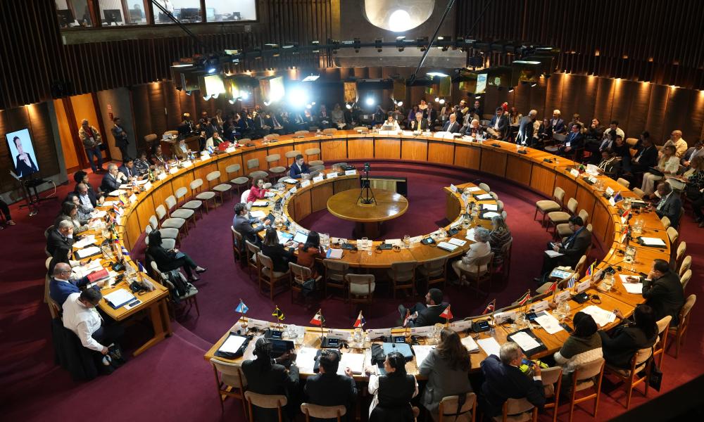 Foto de la Sala Raúl Prebisch, de la CEPAL