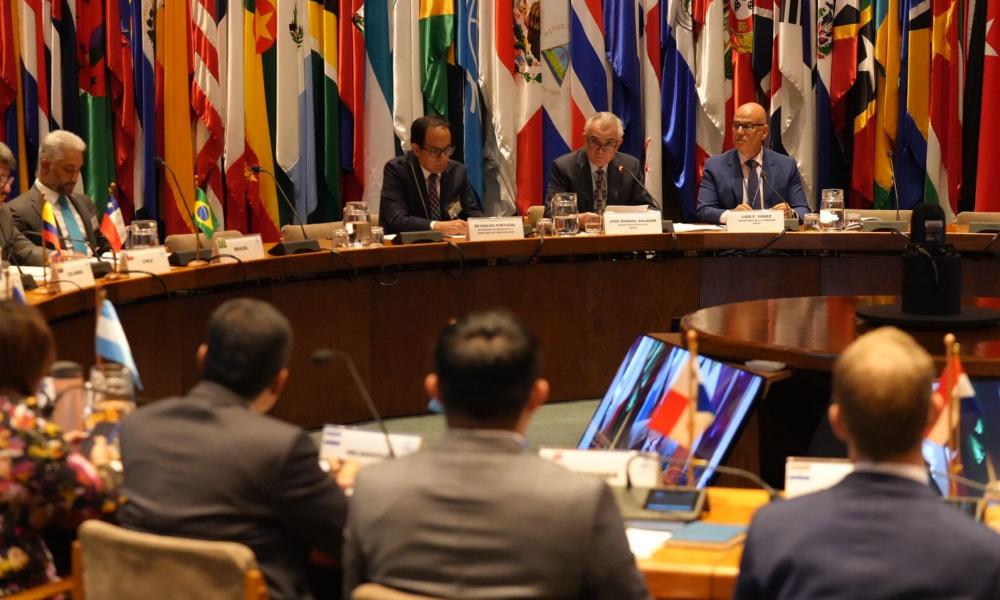 Foto de la sala Celso Furtado de la CEPAL