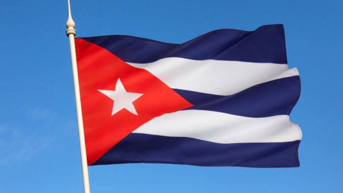 Imagen de la bandera de Cuba