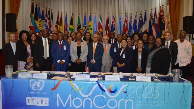 Photo showing high level government officials at the 21st MonCom in the Radisson Hotel.