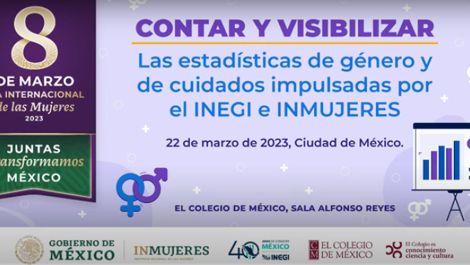 Cartel del evento conmemoración aniversario del INEGI-México