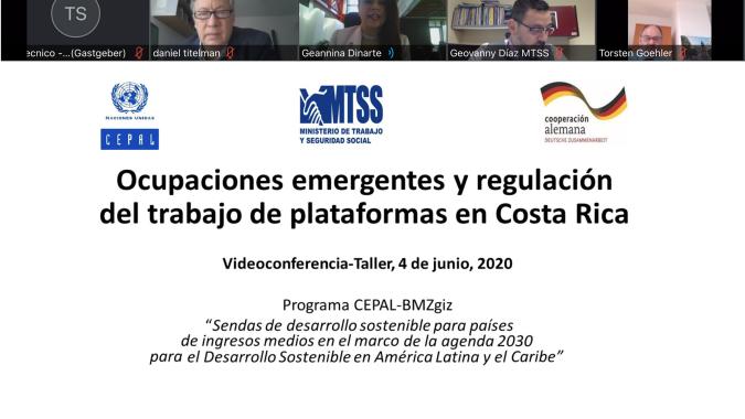 Ocupaciones emergentes y regulación del trabajo de plataformas -mg