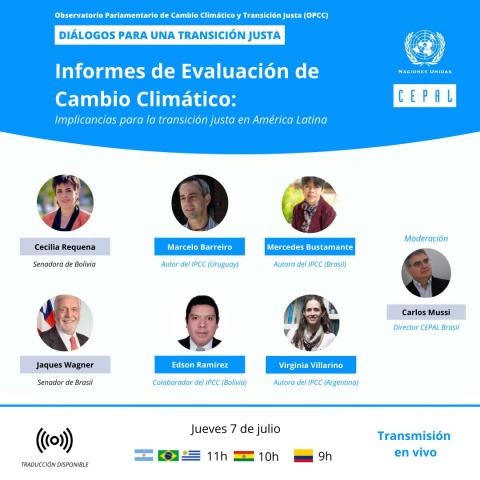 Informes de Evaluación de Cambio Climático: Implicancias para la Transición Justa en América Latina