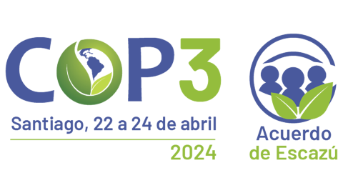 Logo COP3 Acuerdo de Escazú Esp