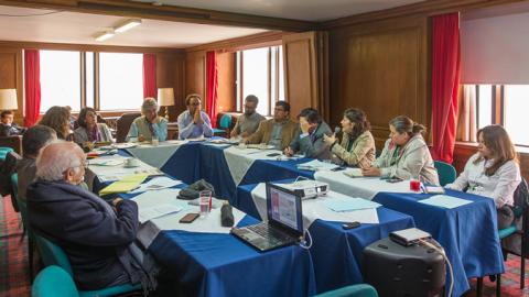 Taller tejidos territoriales realizado en Colombia