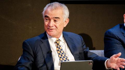 José Manuel Salazar-Xirinachs, Secretario Ejecutivo de la CEPAL, durante la Reunión Anual 2023 del Foro Económico Mundial (WEF), en Davos.