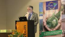 Antonio Prado, Secretario Ejecutivo Adjunto de la CEPAL, durante la presentación de EUROCLIMA.