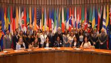 Group photo of the participants in the United Nations Regional Course in International Law for Latin America and the Caribbean.