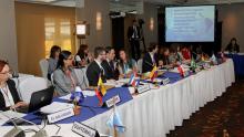 Foto de delegados en reunión de Principio 10 en Panamá