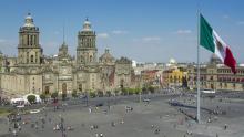 Foto del zócalo de México