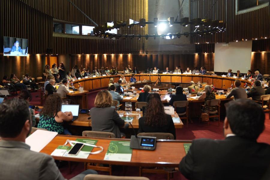 Fotografía de la Sala Raúl Prebisch de la CEPAL.