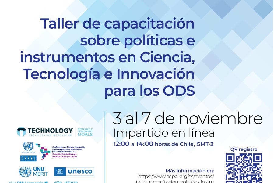 Taller de capacitación sobre políticas e instrumentos en Ciencia, Tecnología e Innovación para los ODS