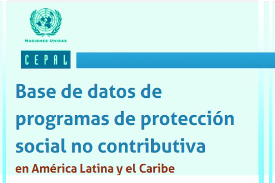 Base de datos de programas de PS no contributiva
