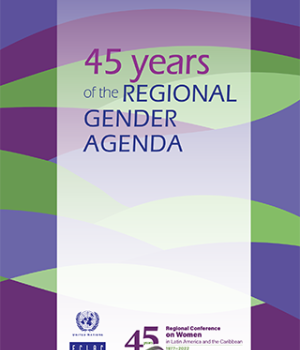 45 years of the Regional Gender Agenda