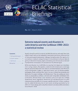 Extreme natural events and disasters in Latin America and the Caribbean 1990–2022: a statistical review