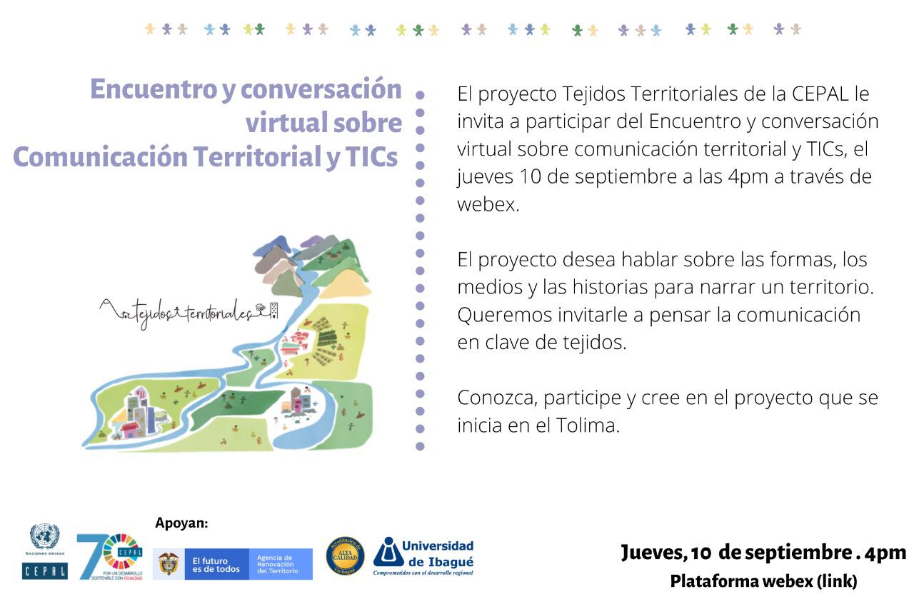 Encuentro y conversación virtual sobre Comunicación Territorial y TICs