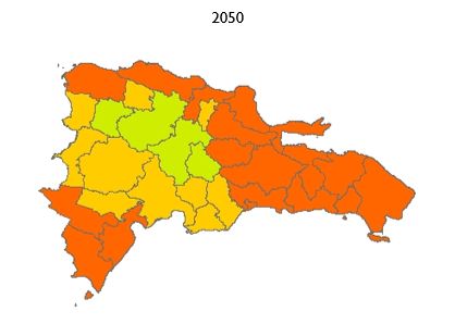 Datos y Estadísticas Cambio Climático - 2050