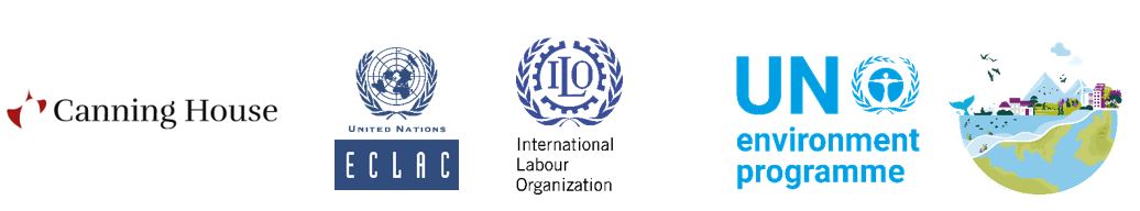 Organizado por: Canning House, la Comisión Económica para América Latina y el Caribe de las Naciones Unidas (CEPAL), el Programa de las Naciones Unidad para el Medio Ambiente (PNUMA), La Organización Internacional del Trabajo (ILO) y el equipo del Dasgupta Review del Tesoro de Reino Unido. 